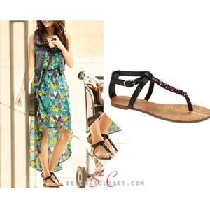 Selena Gomez Dream Out Loud Women’s Thong Beads Sandals Size 9 Lot of 2